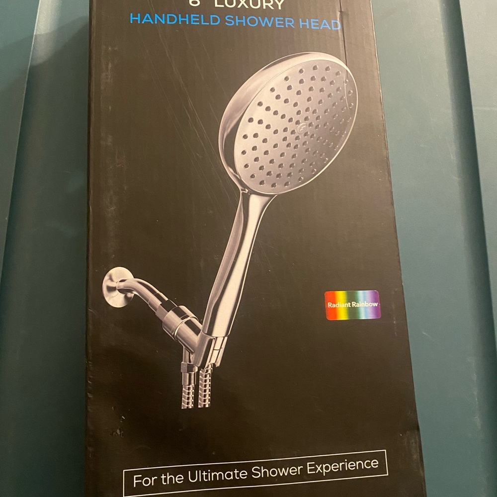 Modern Silver Bath Accessory Handheld Shower Head